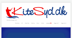 Desktop Screenshot of kitesyd.dk